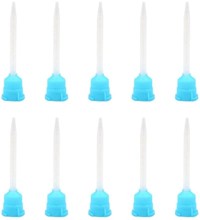 20 Stuks Epoxy Meng Nozzles - Hars Mengpistool Accessoires - Statische Mengmondstukken voor Lijm Applicator - 16-Sectie Mengbuis - Handig voor Precies Lijm Mengen