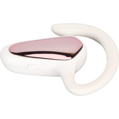 Écouteur Bluetooth sans fil à conduction osseuse, suppression du bruit, Bluetooth 5.1, ultraléger, professionnel rose