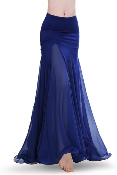 Sexy Chiffon Buikdansrok voor Vrouwen | Lange Maxi Rok voor Oriental Dance | Elegante Buikdans Kostuums en Accessoires