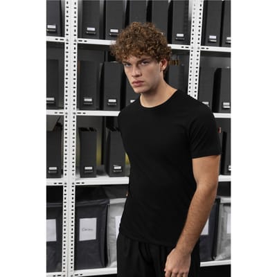 Slim Fit Ronde Hals Katoenen T-Shirt