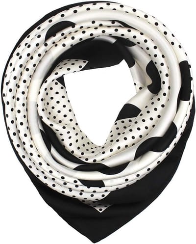 100% Pure Mulberry Silk Scarf - Large Square Lightweight Headscarf for Women - Perfect Gift