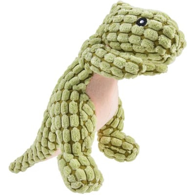 Katten en Honden Huisdier Pluche Dinosaurusspeelgoed Interactief Hondenkauw Speelgoed Pluche Vulling Huisdierbenodigdheden Hondenspeelgoed Ideaal voor Kleine Honden Hoge Kwaliteit groen