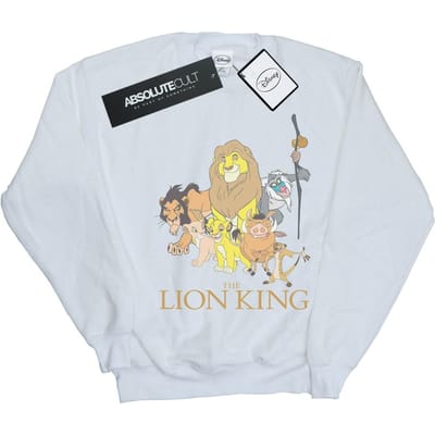 Disney Jongens The Lion King Groep Sweatshirt (Wit)
