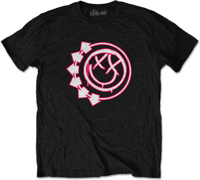 Blink-182 - Six Arrow Smile Kinder T-shirt - Kids tm 6 jaar - Zwart