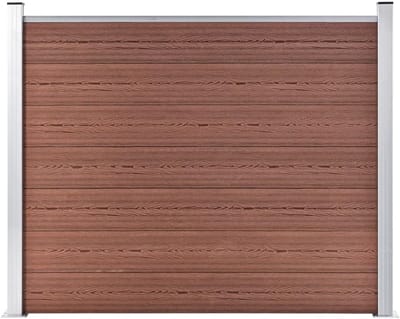 Tuinscherm Schuttingpaneel 180x146cm Houtlook WPC | Rotbestendig en Onderhoudsvrij