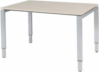 Verstelbaar Bureau - Domino 120x80 Eiken - alu frame