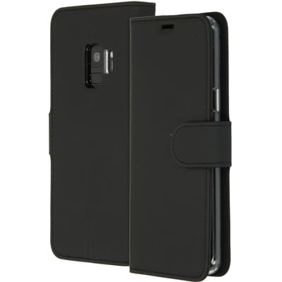 Accezz Hoesje - Geschikt voor Samsung Galaxy S9 - Wallet Softcase Bookcase - Zwart