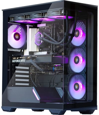 Peta AMD Ryzen 7 8700 High-End Gaming PC – Nvidia GeForce RTX 5060 8GB – 32GB DDR5 – 4TB SSD – Windows 11 Pro – Wifi – C3 Black RGB Behuizing