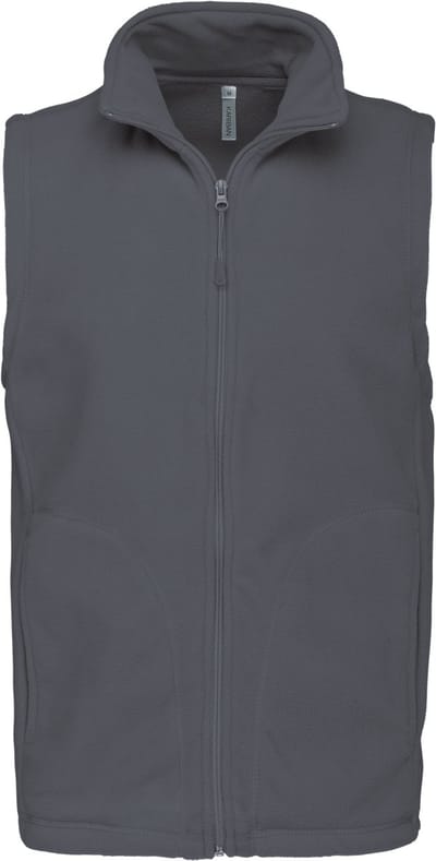 Kariban Bodywarmer van microfleece heren K913 - Convoy Grey - 5XL