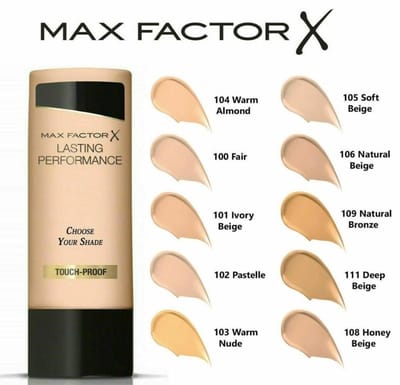 Max Factor Lasting Performance Liquid Foundation - 109 Natural Bronze