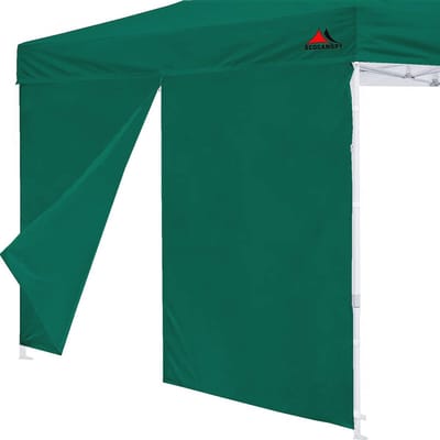 Luifeldeur voor 10x10 frame - Bosgroen - Beschermwanden voor luifel