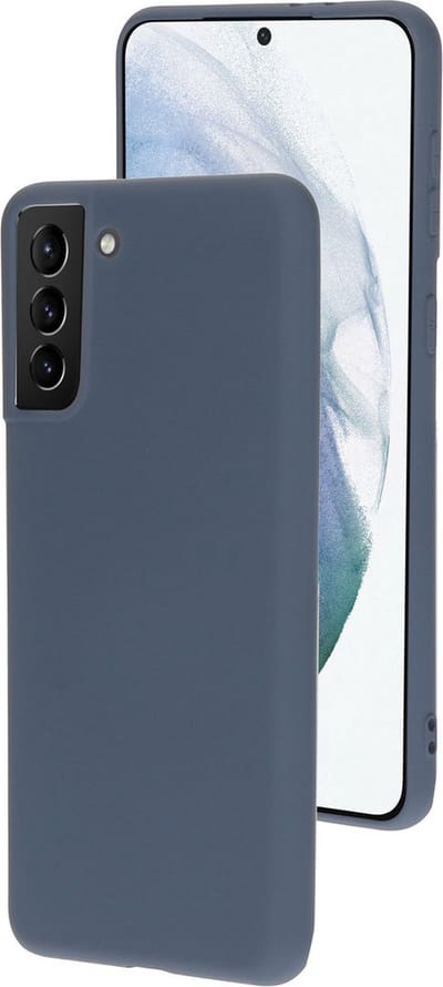 Mobiparts hoesje geschikt voor de Samsung Galaxy S21 Plus - Siliconen - Grijs