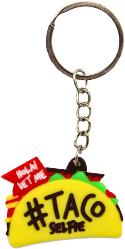 Sleutelhanger Taco | Mexico Pinata Kleurrijke Tashanger | Vrolijke Mexicaanse accessoire voor de Sleutels