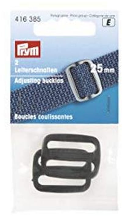 Laddergesp 25 mm zwart - Set van 2
