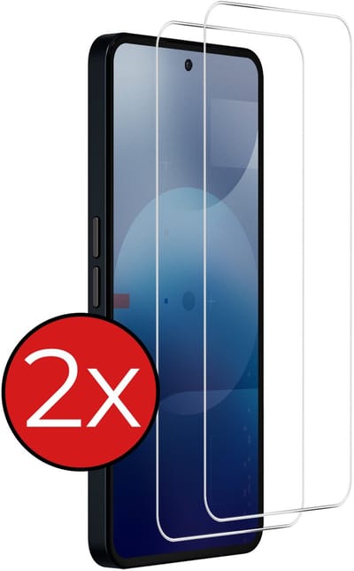Screenprotector - 2 Stuks - Geschikt voor Nothing Phone (3a) - Extra Sterk - Beschermglas - Gehard Glas - Tempered Glass - Screen Protector