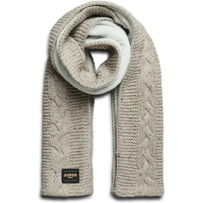 Superdry Cable Sjaal Beige Vrouw