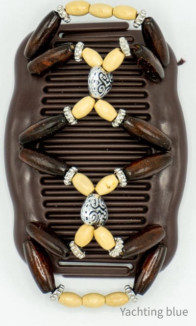 Haarkammen - dubbel - met kralen - haarclip - dubbele kam - kralen - haarclips dames - kado - kado vrouw -