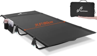 Inklapbaar Aluminium Reisbed voor Volwassenen - Ideaal voor Camping en Outdoor Aventuren tot 150 kg