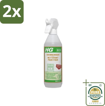 HG Eco Ovenreiniger 500 ml - Voordeelverpakking - 2 stuks - Vetverwijderaar - Ecologisch