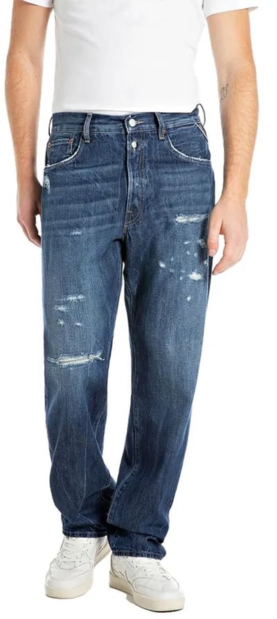 Replay M9z1.000.80092r Spijkerbroek Blauw 38 / 32 Man