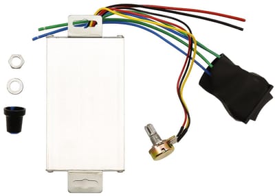 JHUBERS- Snelheidsregelaar 9-60V - PWM Motor Regulator - Tuimelschakelaar - 20A - Stroomregeling - Vooruit/Achteruit ondersteuning - Motorcontroller