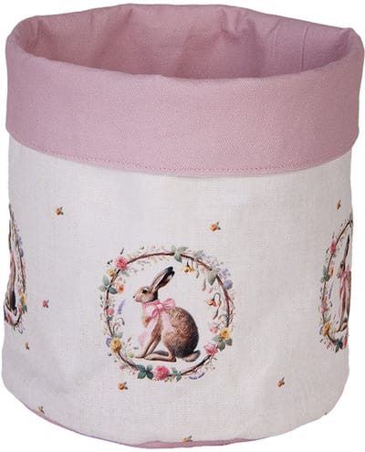 Clayre & Eef Broodmand Ø 15x16 cm Beige Katoen