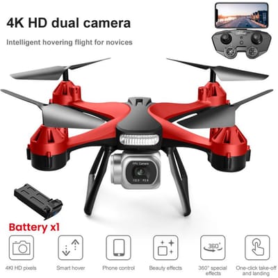 Nieuwe UAV HD Professionele Dual Camera Afstandsbediening Helikopter 4K Dual Camera Drone Vliegtuigen Luchtfotografie Quadcopter WIFI dual camera