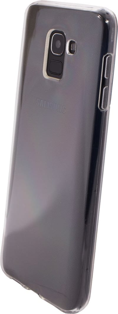Mobiparts hoesje geschikt voor Samsung Galaxy J6 (2018) - Zacht TPU - Schokabsorberend TPU - Grip Coating - Transparant