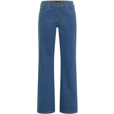 Lee Bootcut Rinse Jeans Size: W25L31 | Straight Pants Outlet | Dames | Blauw
