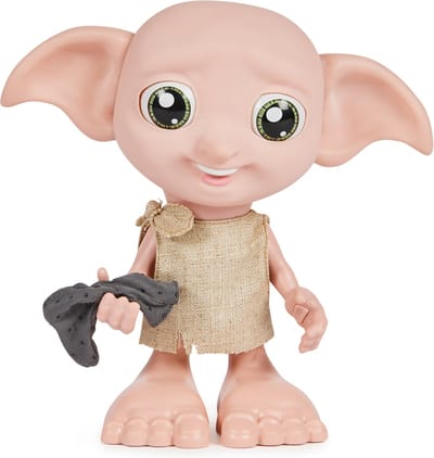 Harry Potter - Interactieve Dobby de Huis-elf met sok - Poupée interactive Magical Dobby avec chaussette