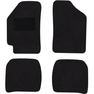 Vloermatten - Mini Countryman - F60 - Zwart velours - 4 stuks - Antislip en waterdicht