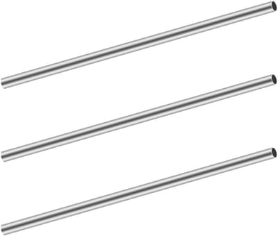 By shayne - Ronde Stalen Buizen - 10mm OD x 0.2mm Wanddikte - Duurzaam en naadloos - 150mm Lengte - Voor DIY Projecten - Set van 3