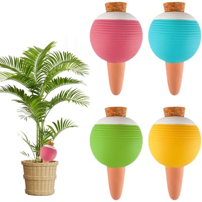 Dailygoods - Automatische Waterdispenser - Irrigatieballen voor Planten - Ideaal voor Binnen en Buiten - 430 ml Formaat - Zelfbewatering voor Kamerpla...
