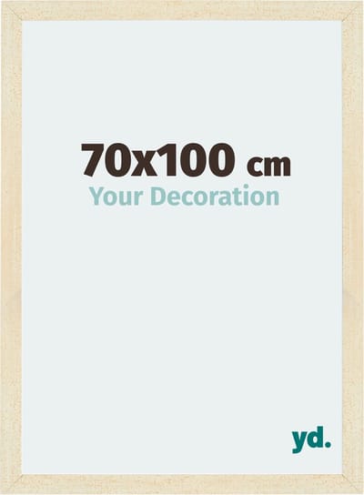 Your Decoration - Fotolijst 70x100 cm - MDF - Zand Geveegd - Mura