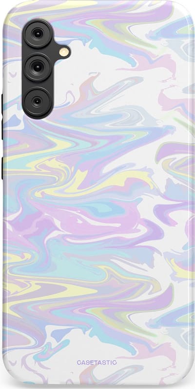 Casetastic Hoesje Geschikt voor Samsung A34 (5G) - Stijlvolle Beschermende Duo-layer Case - IJsdans van kleur