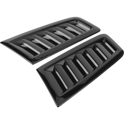 2 Stuks Universele Motorkap Luchtroosters Motorkap Auto Exterieur Onderdelen voor Focus RS MK2 Stijl Glossy Black gray