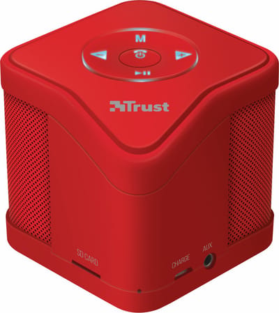 Muzo Wireless Bluetooth Speaker - red