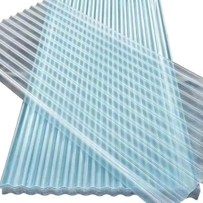 Golfplaten Dakplaten - Regendichte Panel - Luifel Balkon Carport - Hoge Lichtdoorlatendheid - 8 Stuks 35x35 Inch - Transparant
