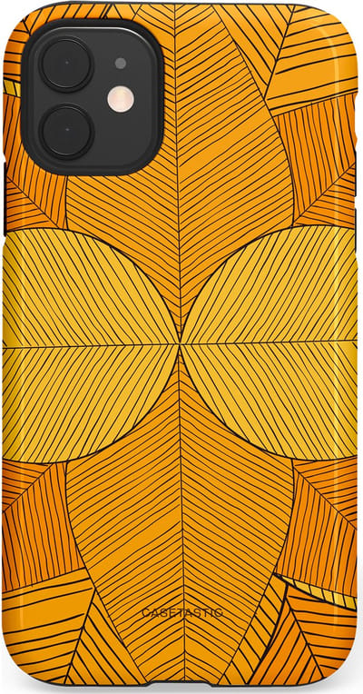 Casetastic Hoesje Geschikt voor Apple iPhone 11 - Stijlvolle Beschermende Duo-layer Case - Rasterblad
