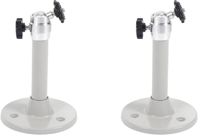 Projector Beugel - Houders - Thuisbioscoop Opzetten - Verstelbare Kop - 2 Stuks 13.5 cm - Zilver