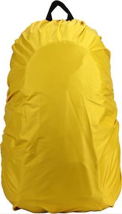 Waterdichte Rugzak Hoes - Regenhoes - Backpacktas - 25 t/m 35 Liter - Geel