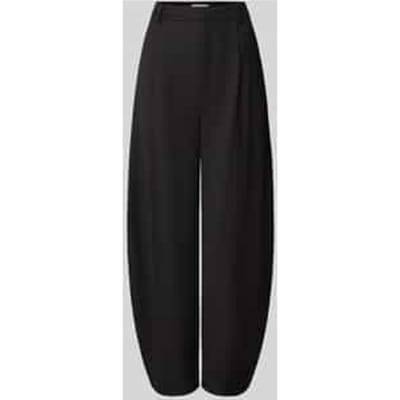 barrel fit broek met viscose, model 'Callia'