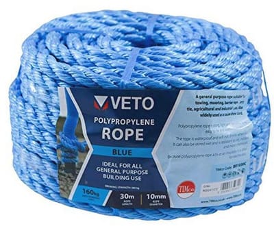 Polypropyleen Touw 10 mm x 30 Meter - Sterk, Licht en Waterdicht