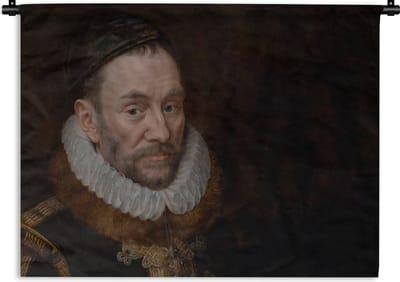 Wandkleed - Wanddoek - Willem van Oranje - Schilderij - Oude meesters - Kunst - 120x90 cm - Wandtapijt