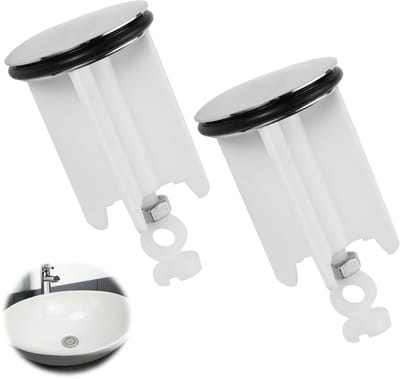 Afvoerstopper 40mm - Messing met rubber - Waterdicht en hygiënisch - Ideaal voor keuken en badkamer - ShopVlot