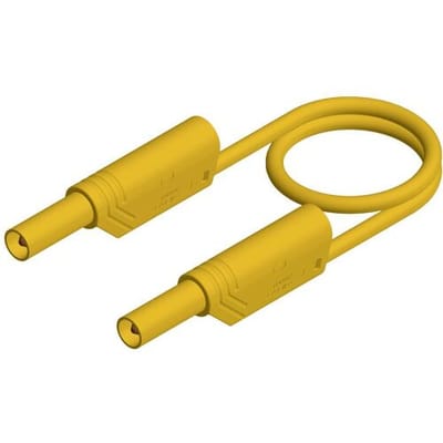 Hirschmann Test & Measurement MLS SIL WS 200/1 Veiligheidsmeetsnoer Banaanstekker 4 mm Banaanstekker 4 mm 2.00 m Geel 1 stuk(s)