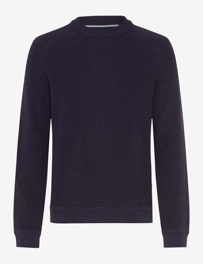Brax Heren Trui  Style ROY plum, donkerpaars, maat XS
