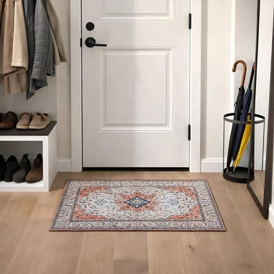 Lavandoux - Deurmat - Teheran - Beige en Terracotta - 50 x 80 cm