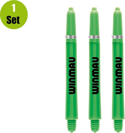Winmau Dart Shafts Nylon Signature - Groen - Short - (1 Set)