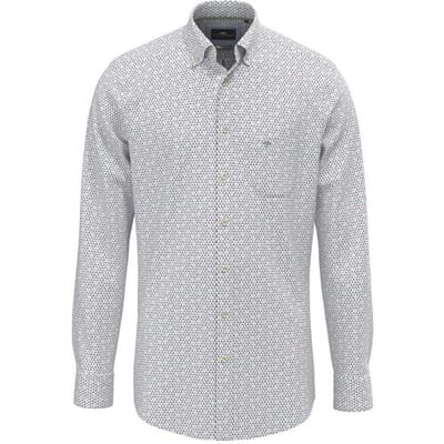 Fynch-Hatton Overhemd Colorful Fantasy Pattern Button Down Berry-Multi / male
